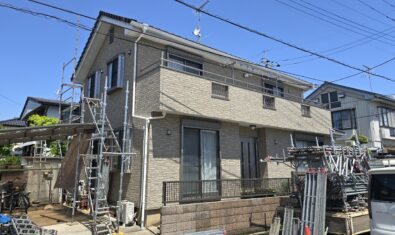 野田市　G様邸　塗装工事開始