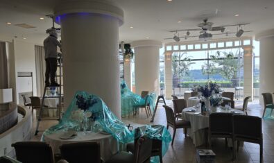 昨日の現場は千葉市の結婚式場